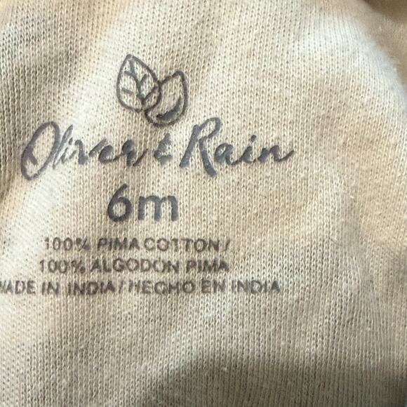 Oliver Rain 6 Months Buffalo Print Sleeper Snap Up Romper Outfit Baby Boy - Picture 5 of 7